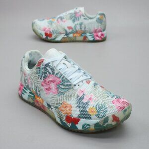 NOBULL Ladies 9.5 Outwork Edge Tropical Sky Trainers Floral Gym Shoes Sneakers